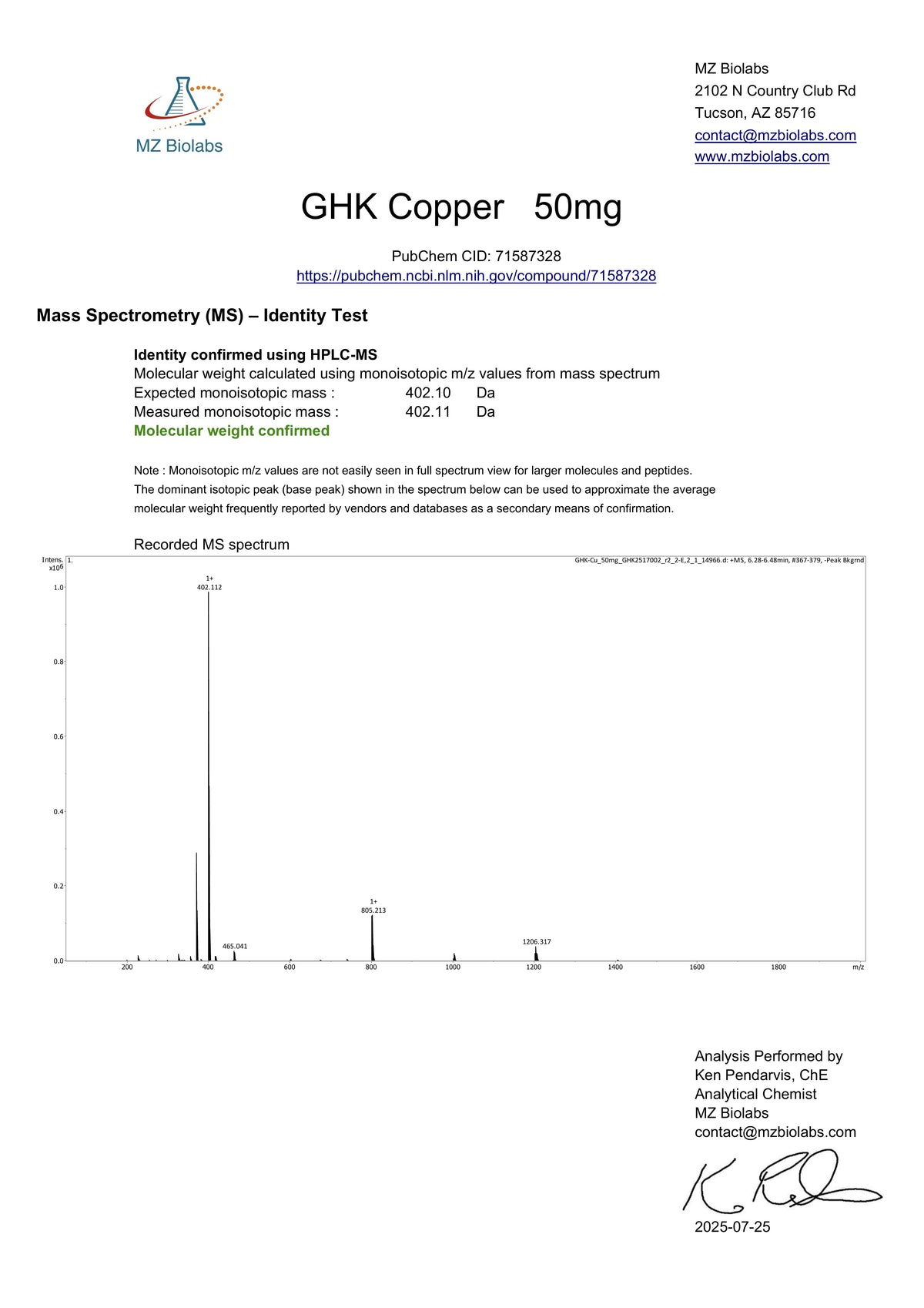 GHK-Cu Pen 50mg / 3ml